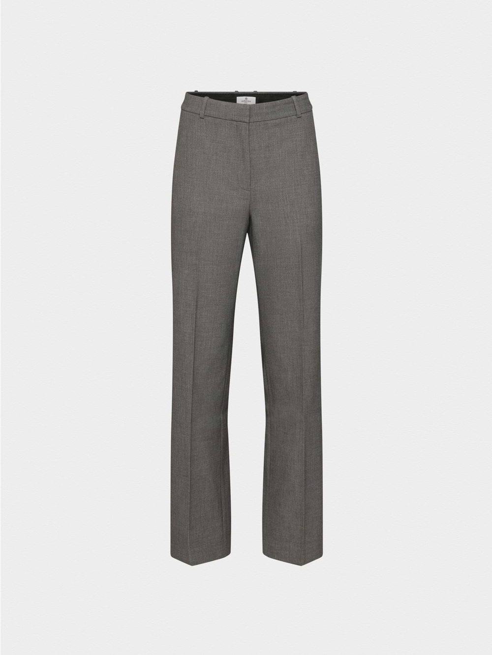 Babaton Gray Straight-Leg Dress Pants